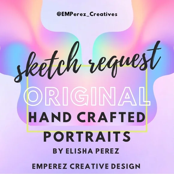 Hand Crafted - ORIGINAL ART & SKETCHES BY ELISHA PEREZ - Picture 1 of 4